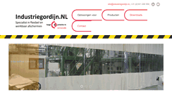 Desktop Screenshot of industriegordijn.nl