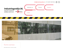 Tablet Screenshot of industriegordijn.nl